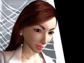 공상 애니메이션 멕시코 양진이 점점 거대한 가슴 압착
