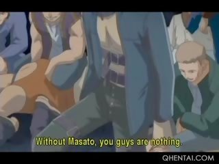 Hentai dirty video Prisoner Gets Cunt And Mouth Nailed In Group