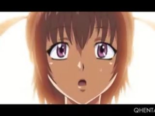 Huge titted hentai nymph gets mouth and cunt nailed jero