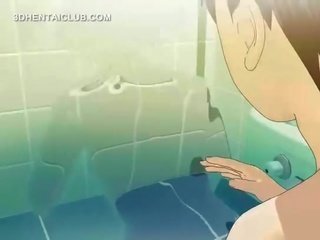 Hentai dospívající fucks připojenými opčními loaded člen na orgasmu