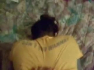 Ebony strumpet Bounces Ass On Big prick