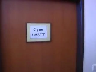 Emma visits her medic for gyno examination