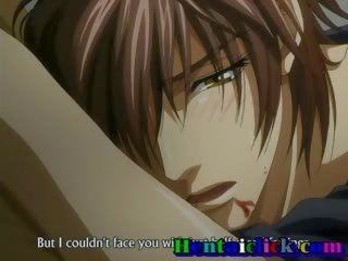 Affascinante hentai gay ragazzo anale sporco film e amore azione