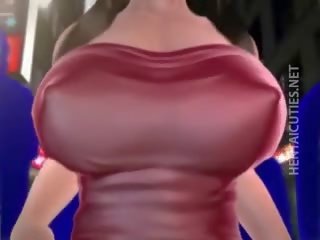 Süýji 3d anime diva gets big jugs sucked