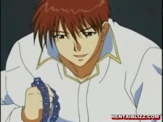 Lidhur me zinxhir hentai skllav me bigboobs nga mbrapa fucked