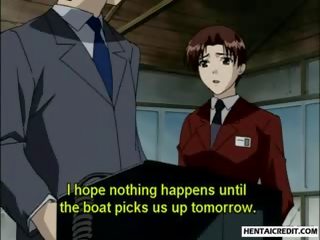 I lidhur lart hentai vajzë merr whipped dhe fucked