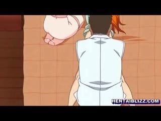 Japānieši hentai izpaužas masāža uz viņai anāls un vāvere līdz profesors