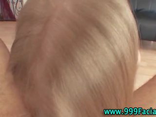 Pov blondinka gets ýüzüne dökülen 10 min after manhood sordyrmak