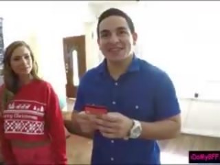 Two charming BFFs Get A Big Surprise And Fucked On Turns
