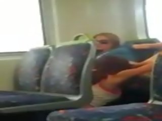 Oversexed lesbians on the awtobus