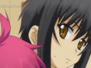 Teenage hentai diva checking her susu in the pangilon