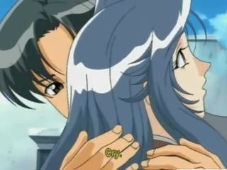 Chains anime sucking monster dick