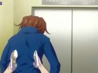 Libidinous tramp jumping in large shaft