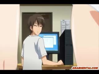 ビッグティッツ エロアニメ ととも​​に a muzzle 取得 wetpussy つつい