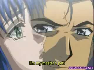 Tied up anime cutie gets gutarmak içinde