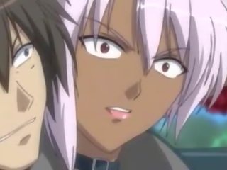 Lascive anime elf makakakuha ng umit