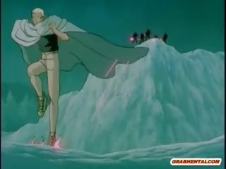 Chained Hentai With Blindfold Brutally Fucked By Ghetto