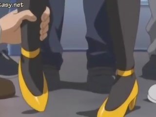 Fascinating anime tilki getting rubbed