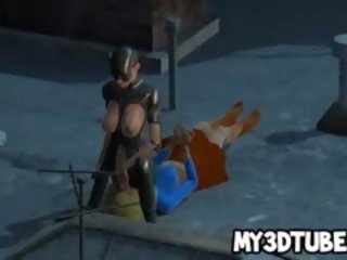 3d catwoman gets her amjagaz licked and fingered