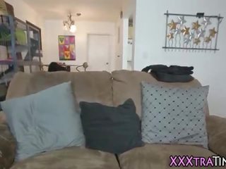 Tiny blonde gets fucked