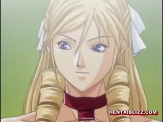 Chained Hentai phallus Gets Licked And Fucked