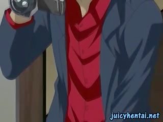 Chained Hentai seductress Cumming