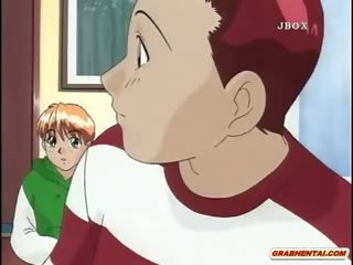 Gūsteknis hentai coed izpaužas dildoed viņai wetpussy