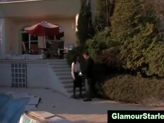 Жорсткий вгору євро stunner в великий glam одяг