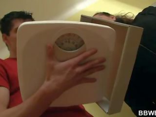 Charming plump maly is nailed on the lantai