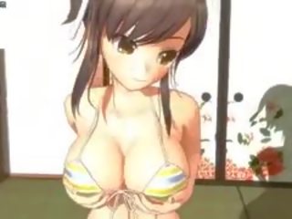 Animated mademoiselle Stripping In Class