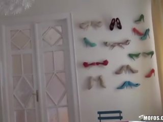 匈牙利 年輕 女人 圓 屁股 肛門 砰