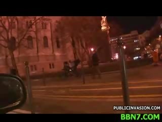 Публичен на открито seductress млад жена мръсен клипс хардкор духане