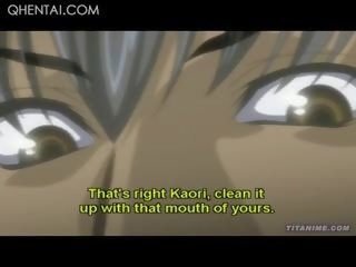 Attractive Hentai Waitress Licking And Sucking Her Clients pecker