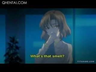 Tempting Hentai Waitress Licking And Sucking Her Clients phallus