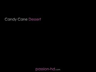 Candy cane dessert