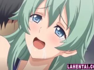 Big Titted Hentai diva In Swimsuit Gets Analed