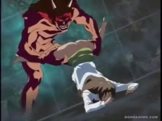 Hentai policajt bouchl podle a masivní beast