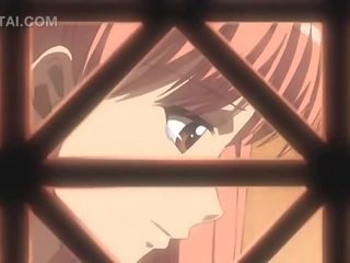 Anime sladký dívka představení ji člen sání dovedností