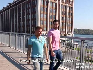 Two stupendous Men From Montreal Do Some Real Workout In Bed
