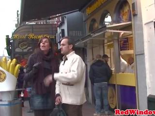 European bitch doggystyles before cum