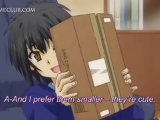 Teenage hentai stunner checking her susu in the pangilon