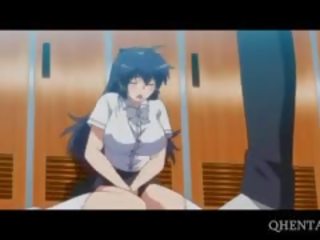 Hentai trường học cô gái rèn trong tủ nhỏ phòng