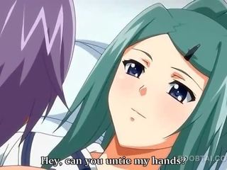 Anime školní panenka dostane kočička v prdeli pro the