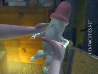 Concupiscent 3d anime jelep rub a huge putz