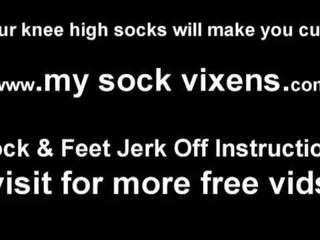 Sont ma knee haut chaussettes décision votre pénis tous dur joi