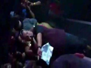 Exceptional adolescent At Booty Contest, Filmed From The Audienc
