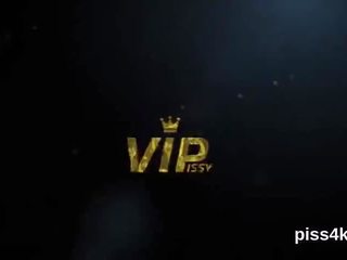 Perky teenie is geeting peed on and ejaculates wet slit