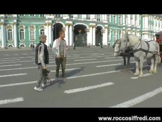 Rocco Siffredi: Rocco Siffredi drills young goth adolescent