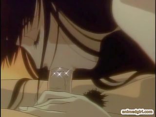 Geto anime vogëlushe poked nga prapa