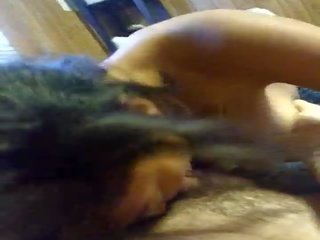 Provocative latin gf with huge süýji emjekler swallows big load!
